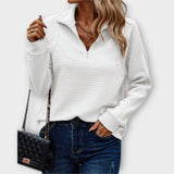 Viola – Maglia polo con zip