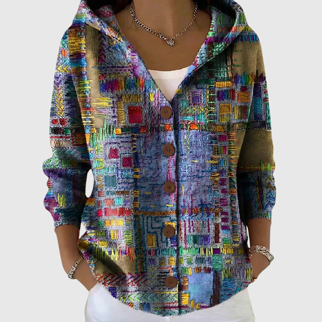 Marinella | Cardigan con cappuccio
