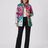 Valcor | Steppjacke Aquarell Blumen Lucie