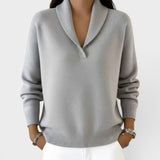 Evelyn – Bequemer Strickpullover mit V-Ausschnitt