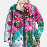 Valcor | Steppjacke Aquarell Blumen Lucie