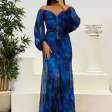Gisselle - Robe longue col en V