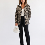 Valcor | Steppjacke mit gezeichneten Kreisen Léa