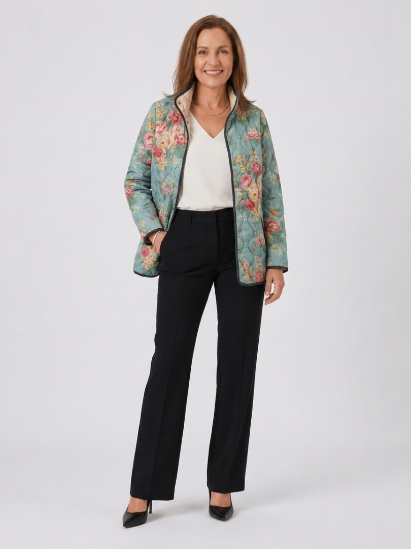 Valcor | Steppjacke Rosen Celadon Mathilde