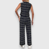 Jasmína – Set composto da top con scollo a V e pantaloni coordinati