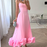 Blair - Anmutiges Fliessendes Midi-Kleid