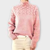 Eva – Pull pour femme au motif en tricot détaillé