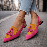 Eliza | Sandales à brides avec pompons