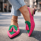 Eliza | Sandales à brides avec pompons