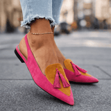 Eliza | Sandales à brides avec pompons
