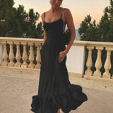 Blair - Anmutiges Fliessendes Midi-Kleid