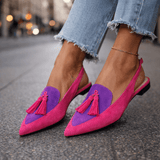 Eliza | Sandales à brides avec pompons