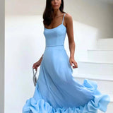 Blair - Anmutiges Fliessendes Midi-Kleid