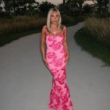 LILY - Floral Maxi-Kleid mit verstellbaren Trägern