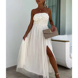 Ari - Modisches Maxikleid mit Schlitz