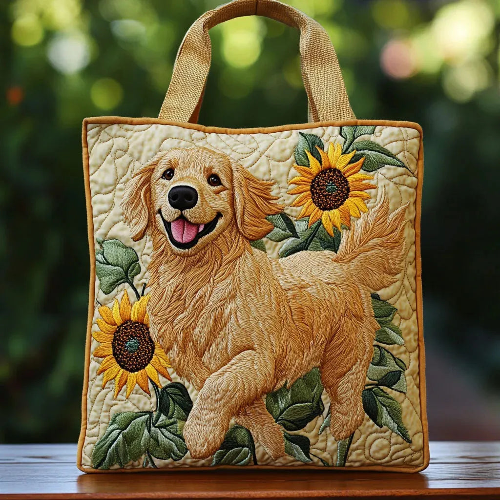 Samt Tasche in Gold