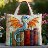 Sac cabas rembourré "Esmeralda la gardienne des livres"