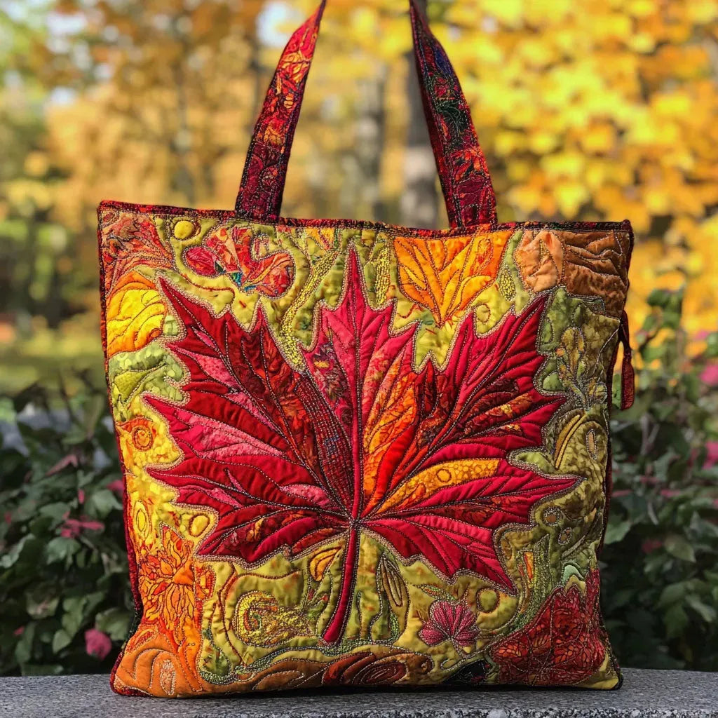 Handgefertigte Tasche mit Naturmotiv