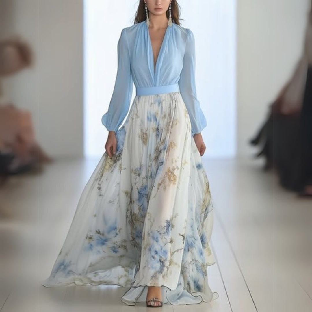 Dolores - Maxikleid mit floralem Druck