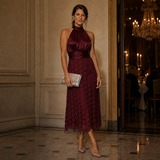 Irène | Robe de soirée mi-longue