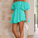 Evie - Puffärmel Mini Kleid