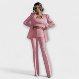 Selina – Ensemble trois pièces composé d'une veste, d'un haut et d'un pantalon