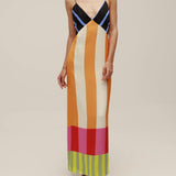 Elsa - Multicolor Maxikleid