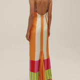 Elsa - Multicolor Maxikleid