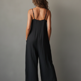 Pascale | Salopette minimaliste en lin pour femme
