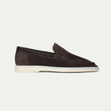 Klassischer Suède Loafer Braun