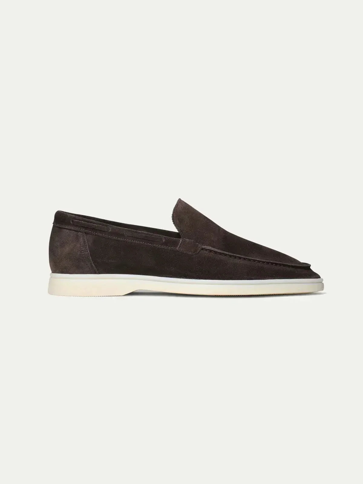 Klassischer Suède Loafer Braun