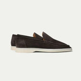 Klassischer Suède Loafer Braun