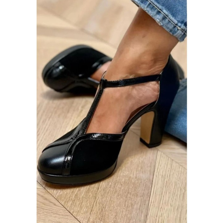Christa™ - Schwarze Absätze
