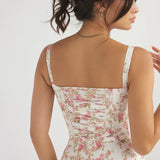 ROBE MI-LONGUE BUSTIER AURORA