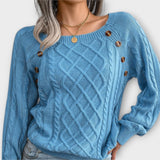 Malia – Pull en maille à boutons