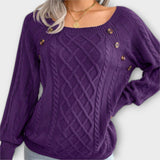 Malia – Pull en maille à boutons