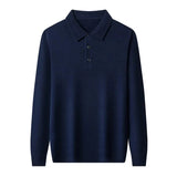 Herren Strickpullover mit Polokragen und Knopfleiste | Valcor Zürich