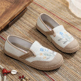 Ella | Scarpe in tela ricamate Boho