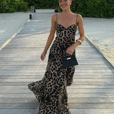 Antonella - Vestito lungo leopardato