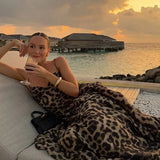 Antonella - Vestito lungo leopardato