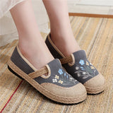 Ella | Scarpe in tela ricamate Boho