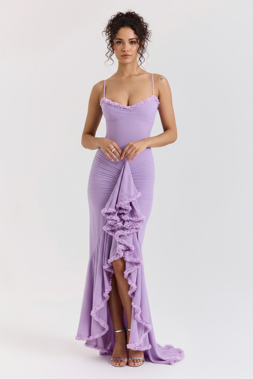 Edith - Grazioso vestito a balze