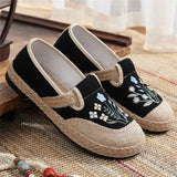 Ella | Scarpe in tela ricamate Boho