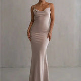 Cassiane - Robe fleurie en satin