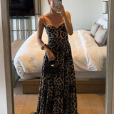 Antonella - Vestito lungo leopardato