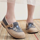 Ella | Scarpe in tela ricamate Boho