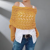 Celeste – Elegante sciarpa in maglia