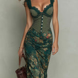Tannea | Robe longue vintage en dentelle