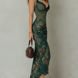 Tannea | Robe longue vintage en dentelle