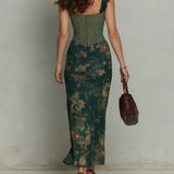 Tannea | Robe longue vintage en dentelle